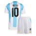 Argentina Lionel Messi #10 Dětské Oblečení Domácí Dres Copa America 2024 Krátkým Rukávem (+ trenýrky)